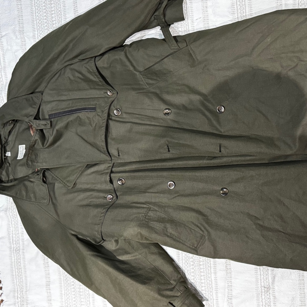 Harry II by Harry Rosen Trench Coat - Olive Green